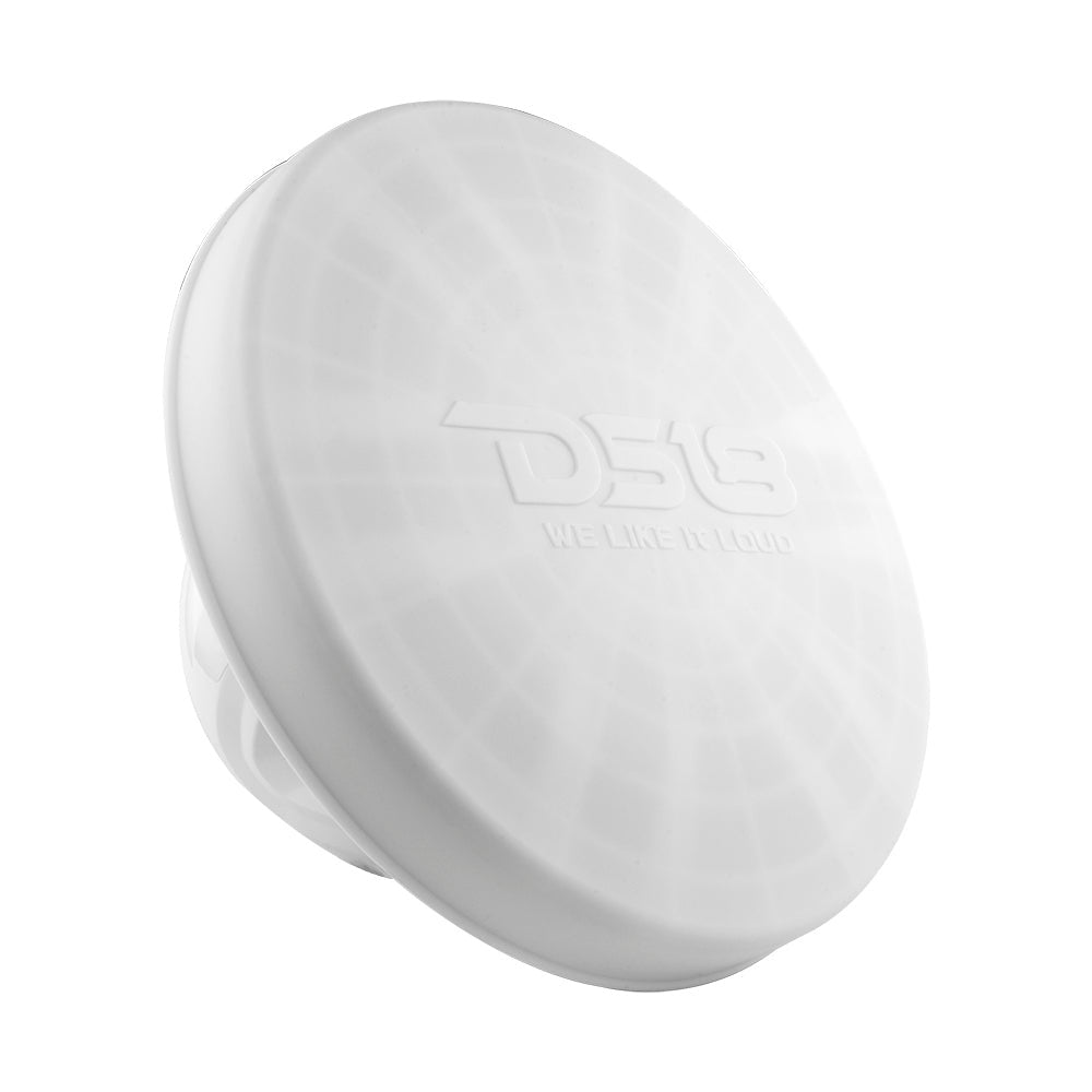 DS18 CS-10/WH, silikonskydd för 10 tums basar och högtalare, vit