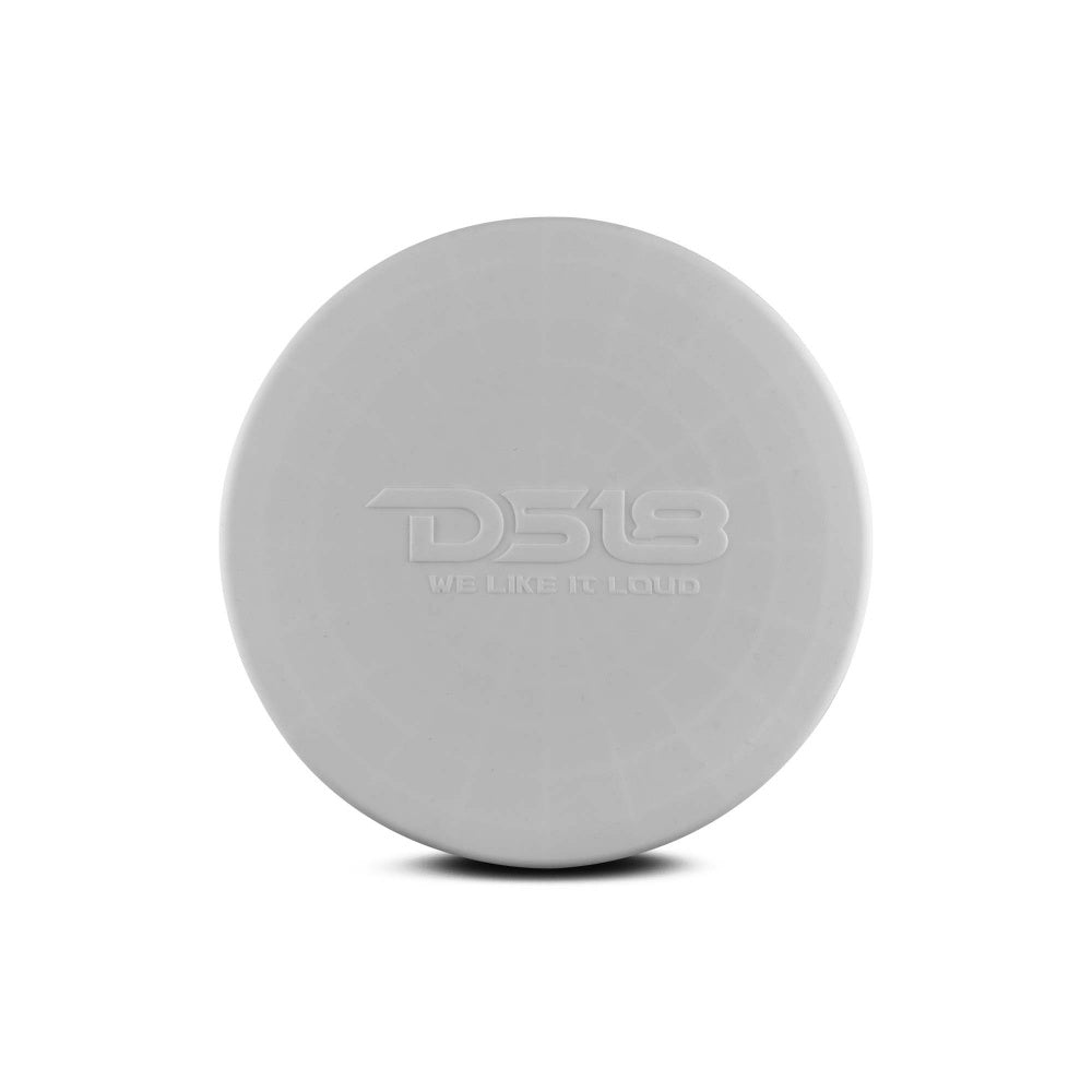 DS18 CS-10/WH, silikonskydd för 10 tums basar och högtalare, vit
