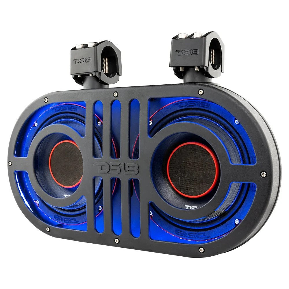 DS18 JVOCE8, 2x8 tums vädertålig soundbar med LED