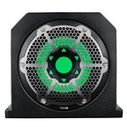 DS18 NXL-10SUBLD/BK, 10 tums marin baslåda med RGB LED-belysning, svart