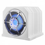 DS18 NXL-10SUBLD/W, 10 tums marin baslåda med RGB LED-belysning, vit