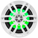 DS18 NXL-6, vita 6.5 tums marinhögtalare med LED, par