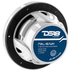 DS18 NXL-6, vita 6.5 tums marinhögtalare med LED, par