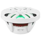 DS18 NXL-8, vita 8 tums marinhögtalare med LED, par