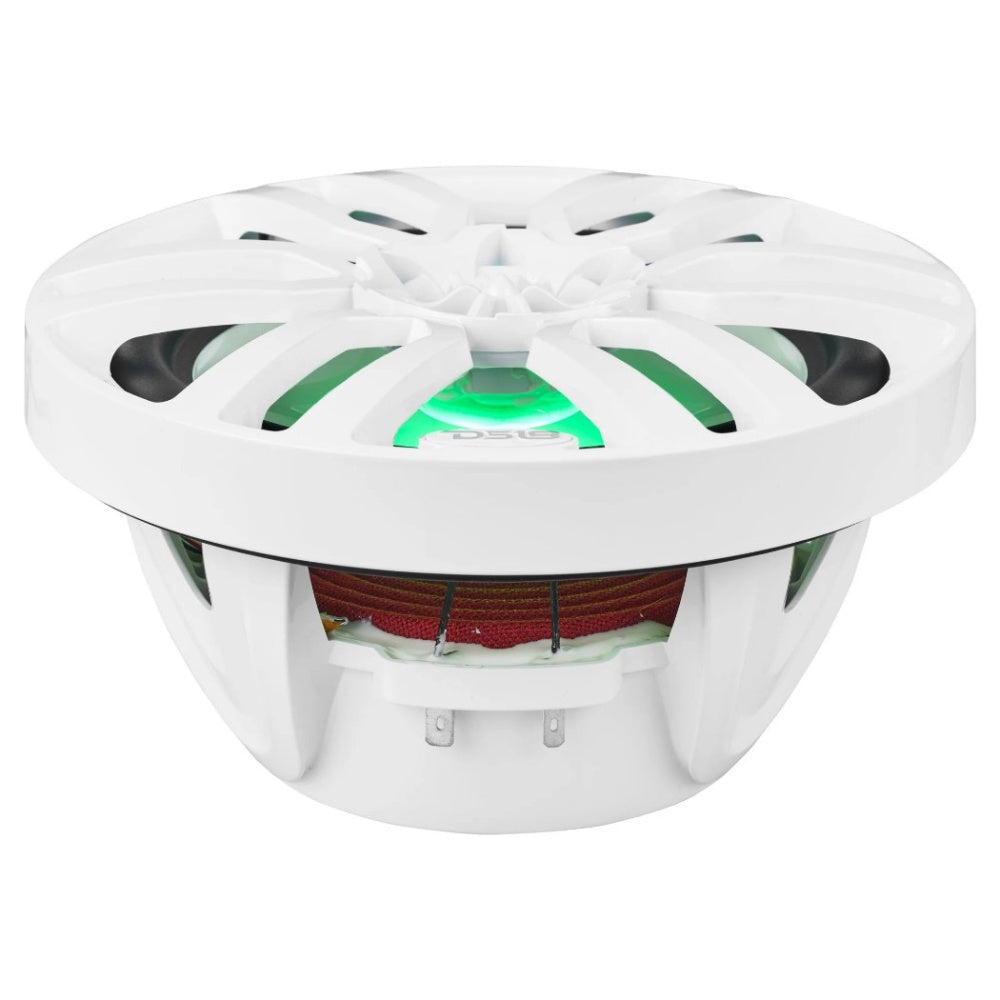 DS18 NXL-8, vita 8 tums marinhögtalare med LED, par