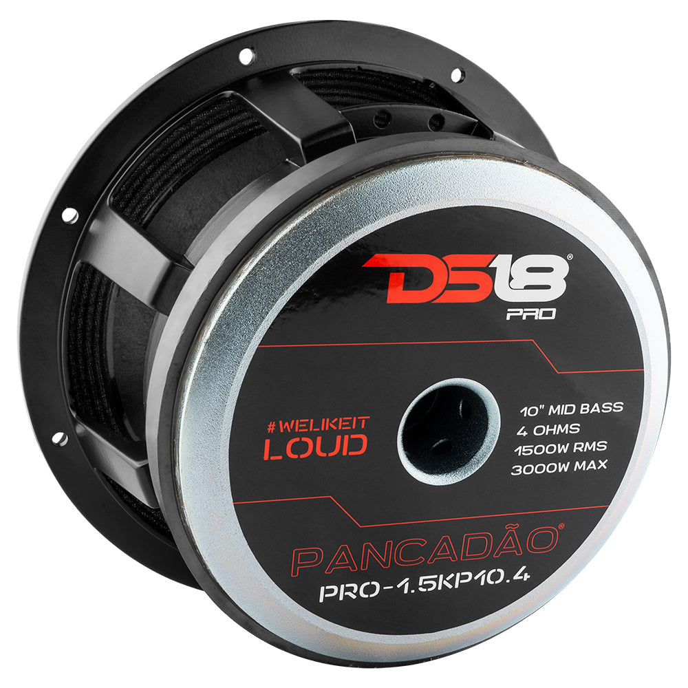 DS18 Pancadão PRO-1.5KP10.4, extrem 10 tums midbas, styck