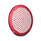 DS18 PRO-GRILL6MS/RD, slimmat 6.5 tums högtalargaller i metall, röd