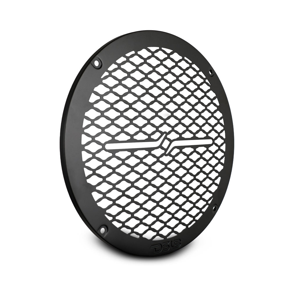 DS18 PRO-GRILL8MS/BK, slimmat 8 tums högtalargaller i metall, svart