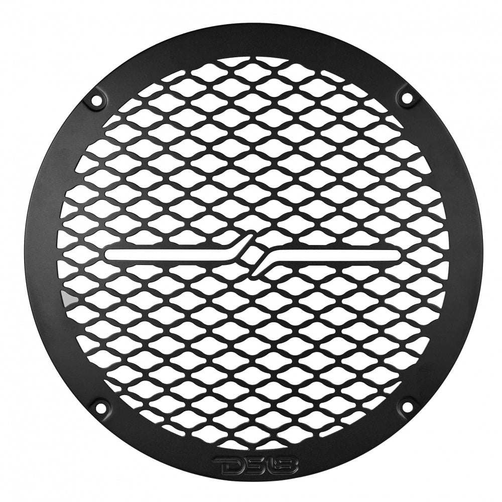 DS18 PRO-GRILL8MS/BK, slimmat 8 tums högtalargaller i metall, svart