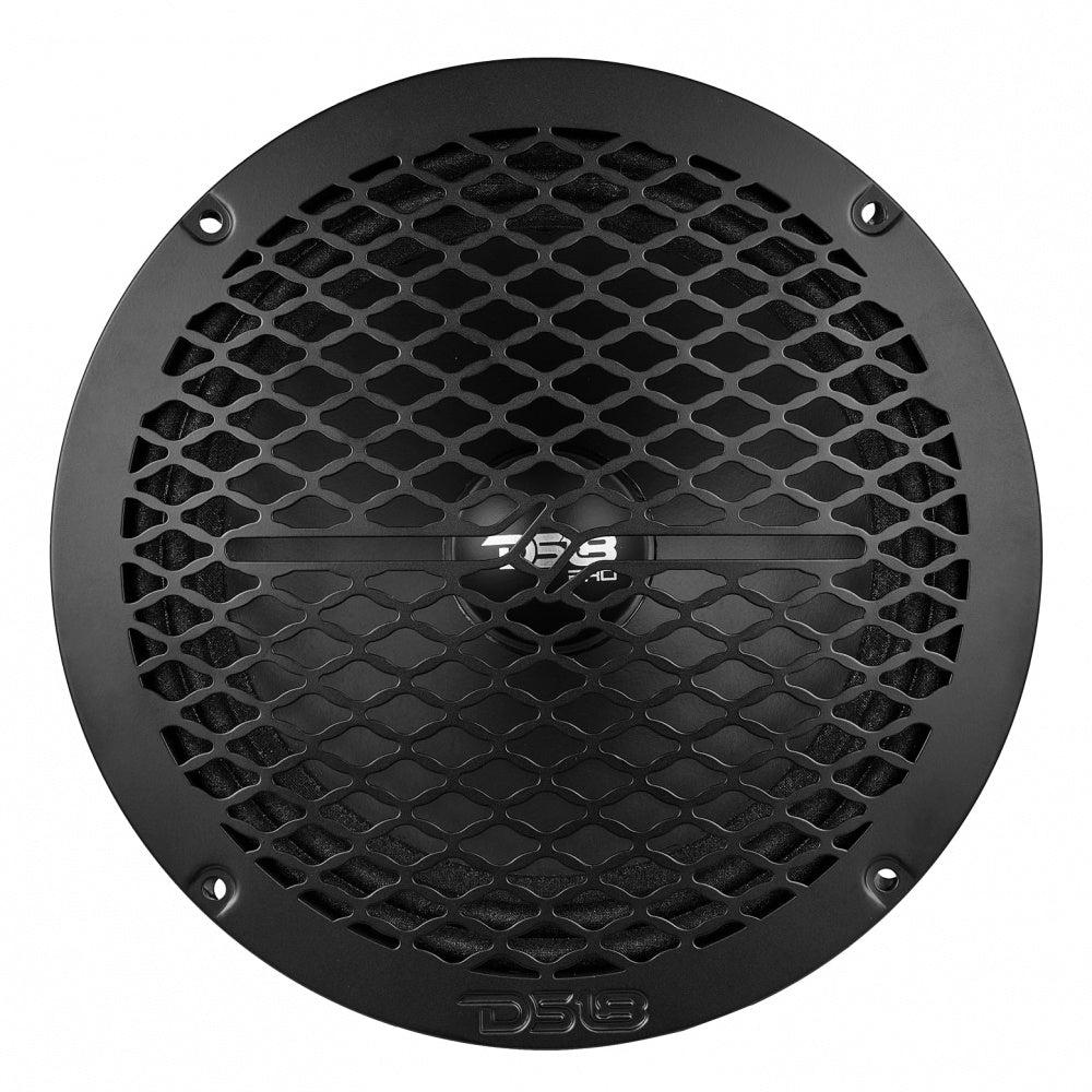 DS18 PRO-GRILL8MS/BK, slimmat 8 tums högtalargaller i metall, svart