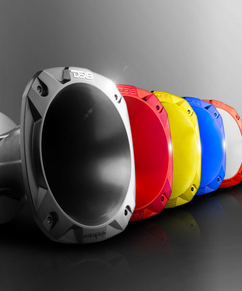 DS18 PRO-HA102/BK, svart 2tums horn till driver