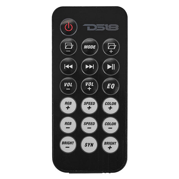 DS18 SB37BTXRGB, 37tum vädertålig soundbar med Bluetooth, USB och RGB