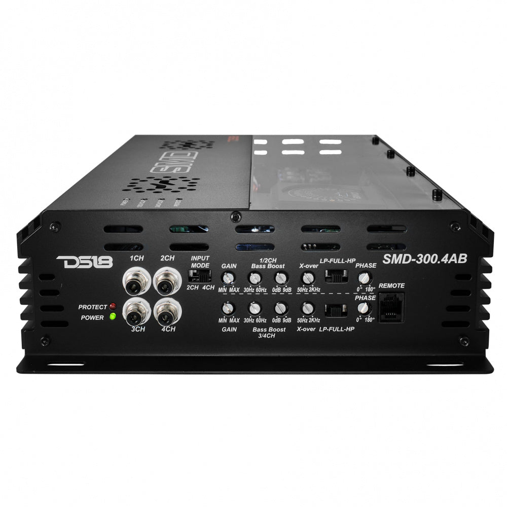 DS18 SMD-300.4AB, 4-kanaligt slutsteg - Steve Meade Designs