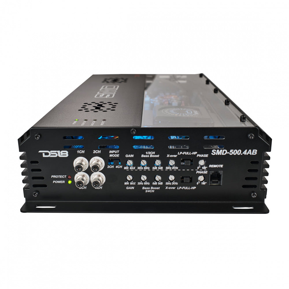 DS18 SMD-500.4AB, 4-kanaligt slutsteg - Steve Meade Designs