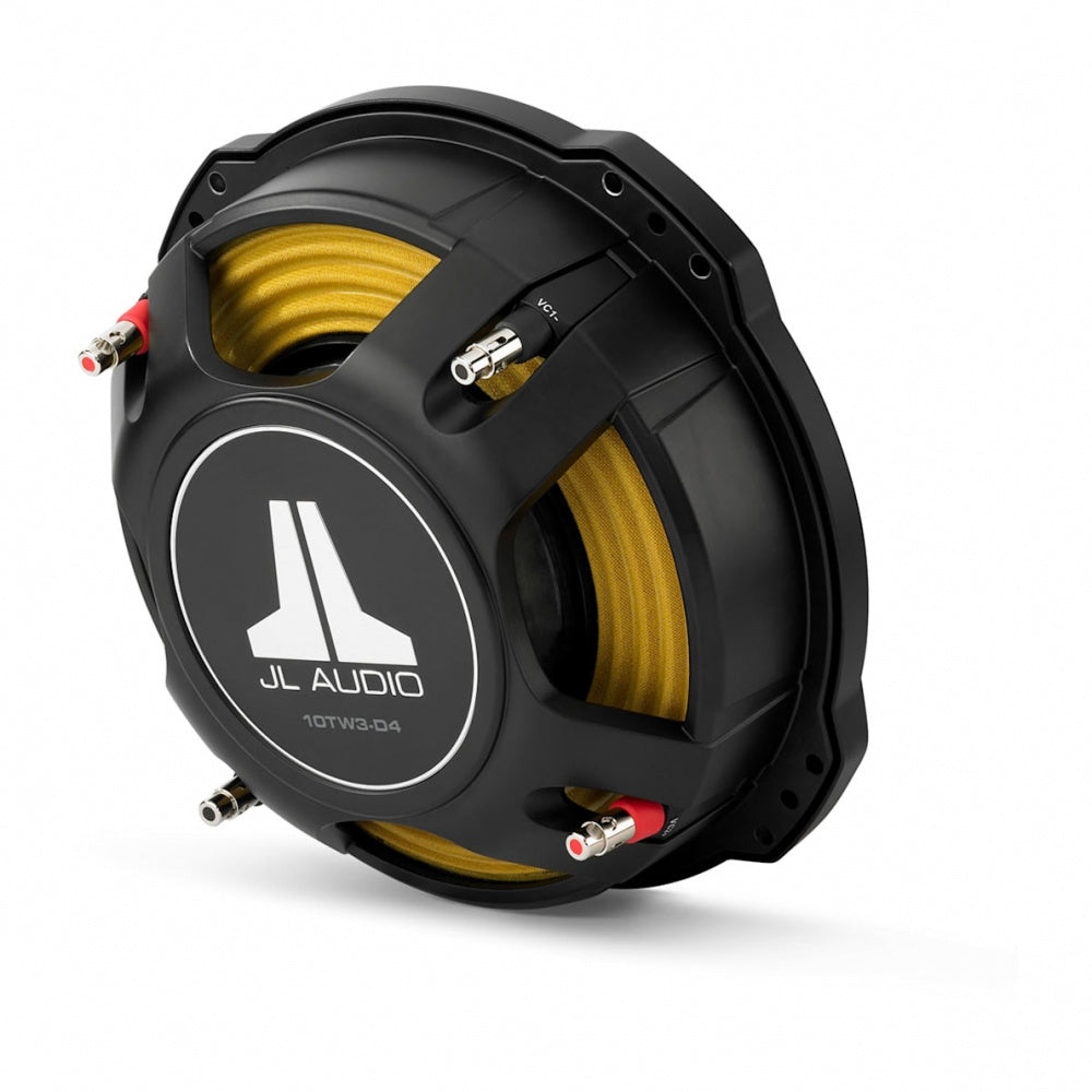 JL Audio 10TW3-D4, slimmat 10 tums baselement