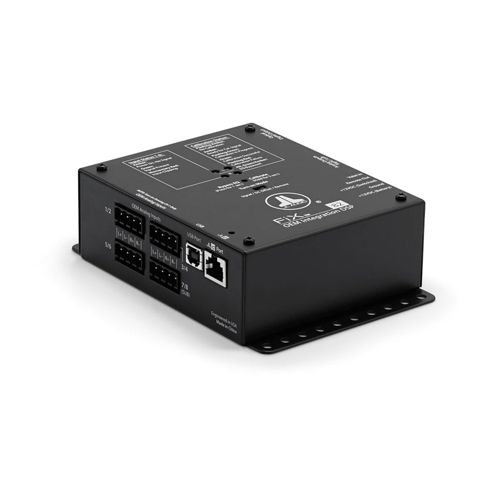 JL Audio FiX-82, integrerings-DSP med analoga & digitala utgångar