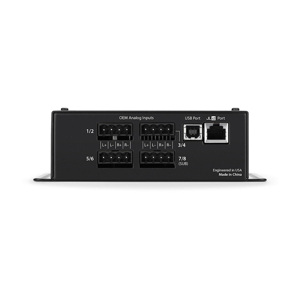 JL Audio FiX-82, integrerings-DSP med analoga & digitala utgångar