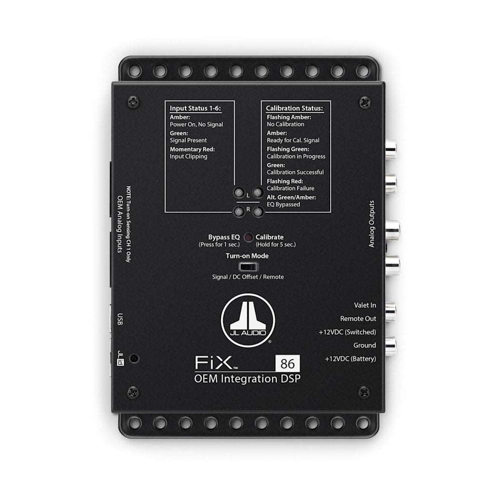 JL Audio FiX-86, integrerings-DSP med analoga utgångar