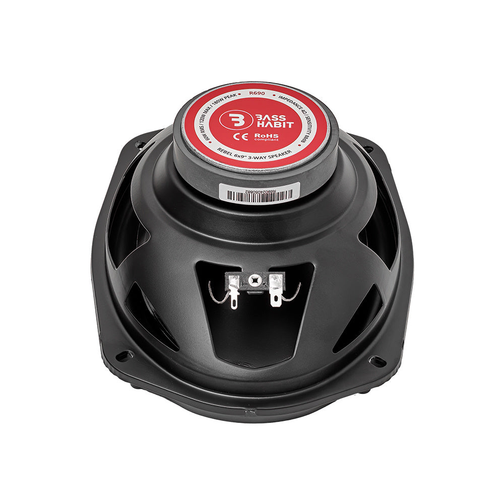 Bass Habit Rebel R690, prisvärda 6x9 tums koaxialhögtalare
