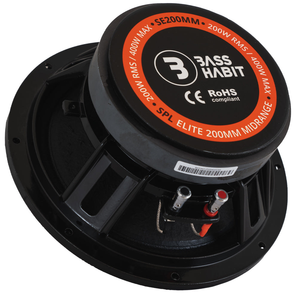 Bass Habit SPL Elite SE200M 8" midbas, styck