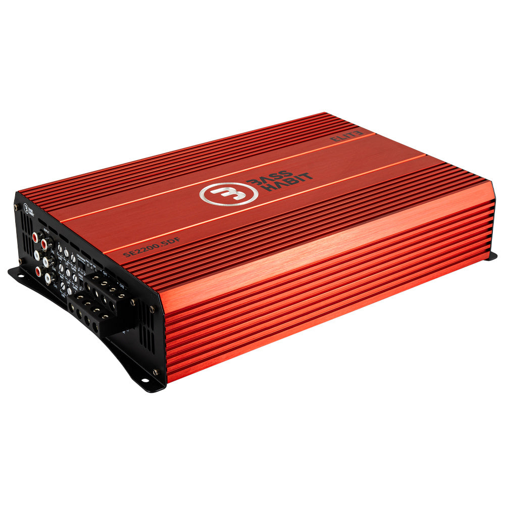 Bass Habit SPL ELITE 2200.5DF, femkanalssteg