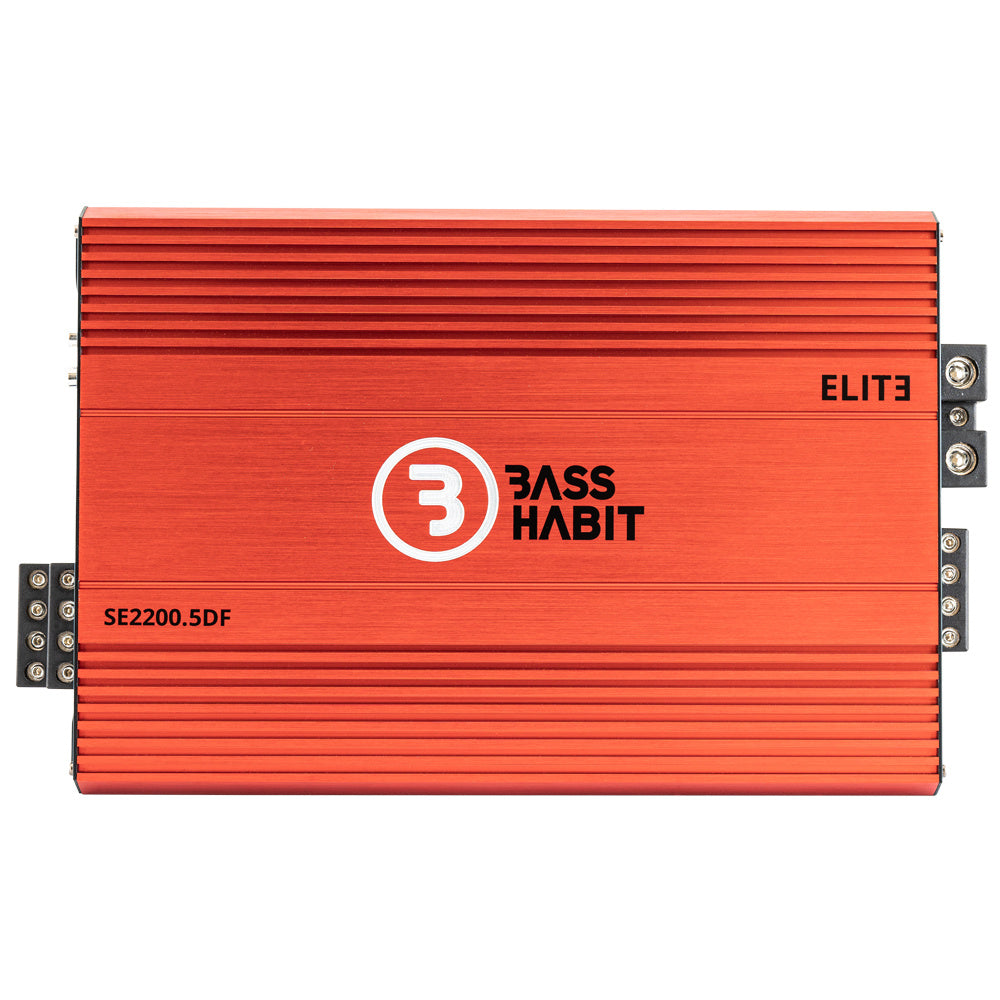 Bass Habit SPL ELITE 2200.5DF, femkanalssteg