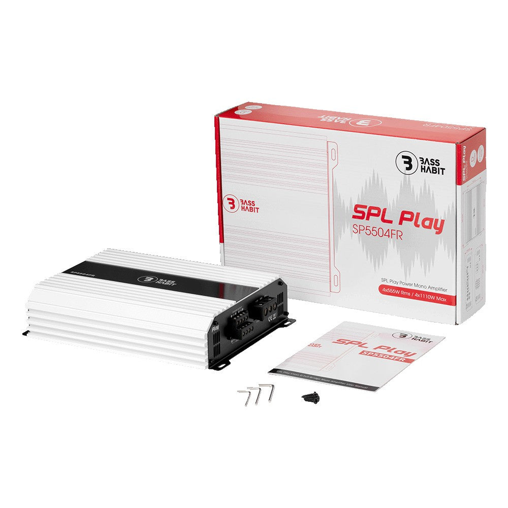 Bass Habit SPL Play SP5504FR, fyrkanaligt slutsteg
