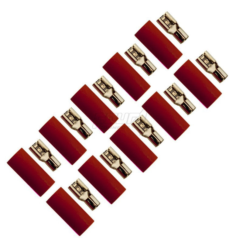 4Connect 4-690743 flat kabelsko 6.0mm², bredd 4.8 mm, röd, 10st