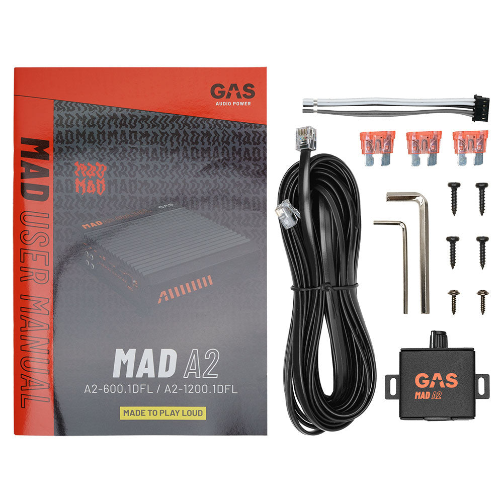 GAS MAD A2-1200.1DFL, kraftfullt monoblock