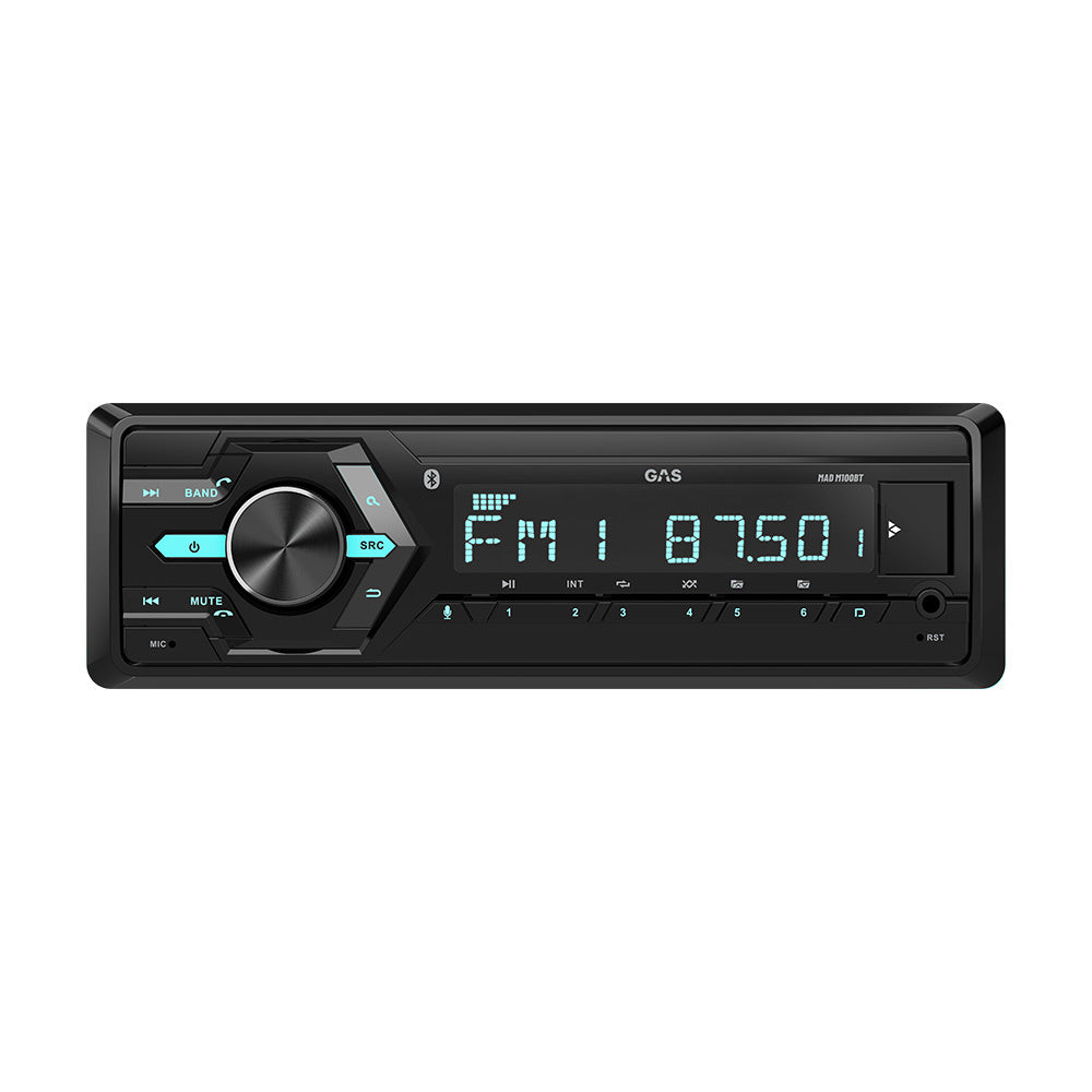 GAS MAD M100-BT, bilstereo med Bluetooth, AUX, USB och 2 par lågnivå
