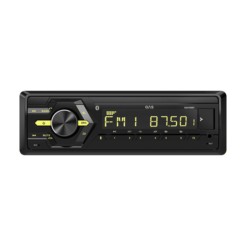 GAS MAD M100-BT, bilstereo med Bluetooth, AUX, USB och 2 par lågnivå