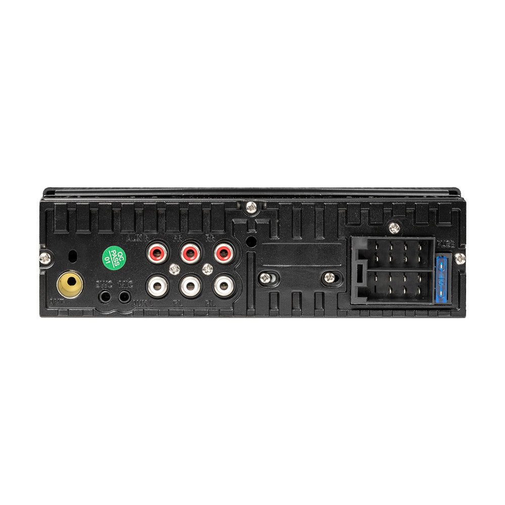 GAS MAD M110-BTR, bilstereo med Bluetooth 5.3, AUX, USB-C & 2 par lågnivå