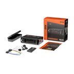 GAS MAD M110-BTR, bilstereo med Bluetooth 5.3, AUX, USB-C & 2 par lågnivå