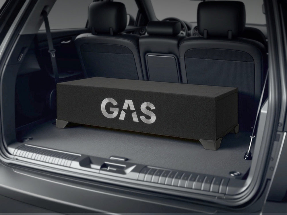 GAS MAX B1-28, riktigt tung 2x8 tum baslåda