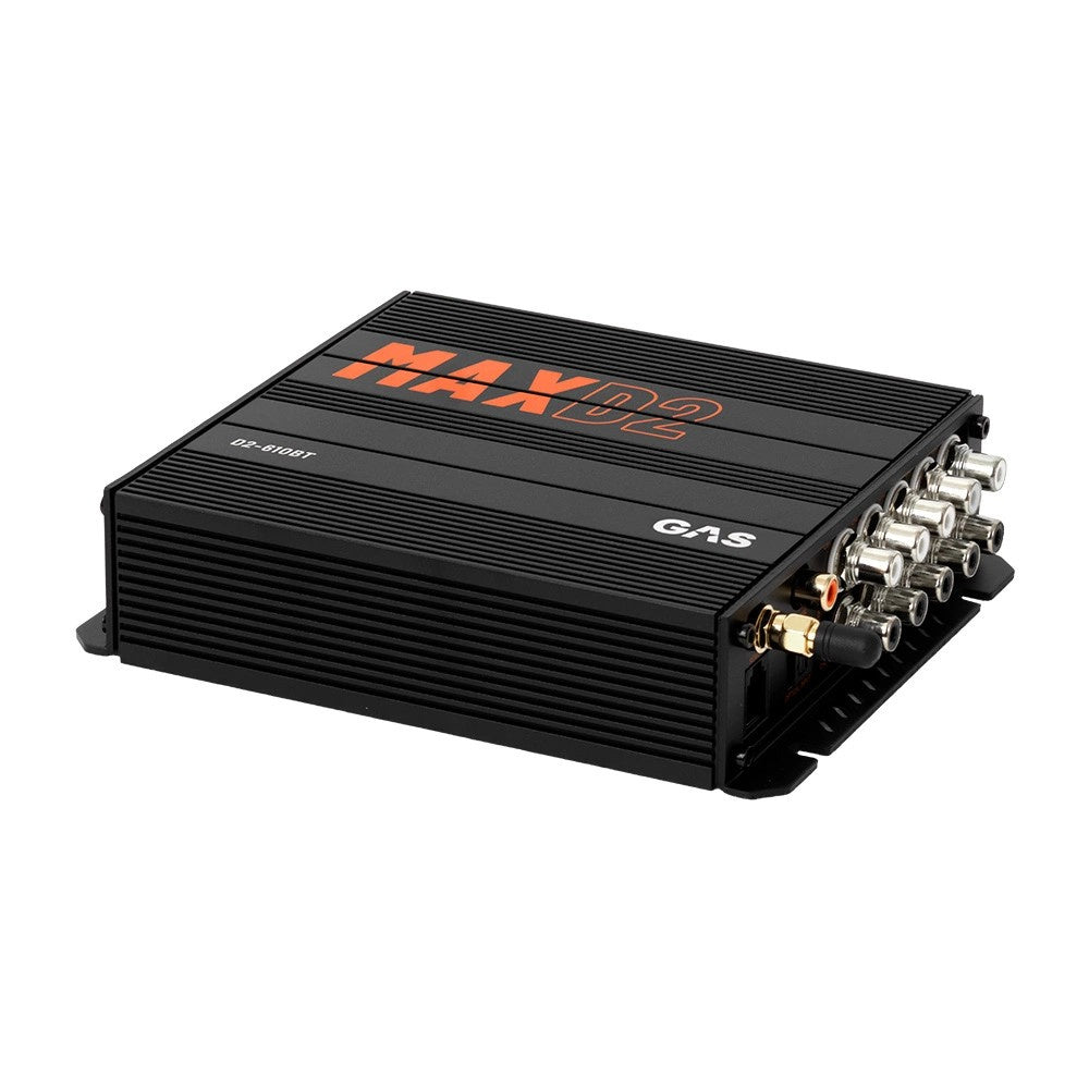 GAS MAX D2-610BT, 10-kanalig DSP med Bluetooth
