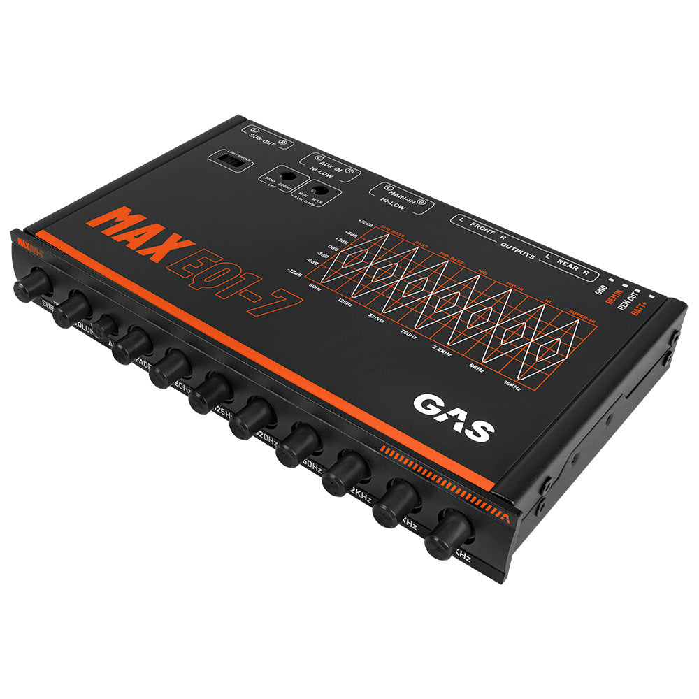 GAS MAX EQ1-7, 7-bands analog equalizer
