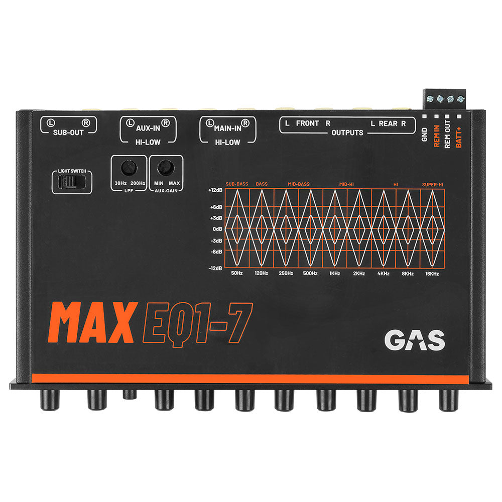GAS MAX EQ1-7, 7-bands analog equalizer