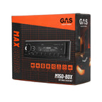 GAS MAX M150-BDX bilstereo med Bluetooth, DAB, 32-bit DSP och 3 par (4V) lågnivå