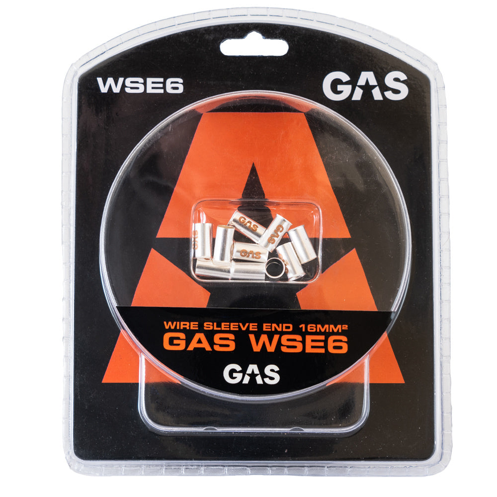 GAS 10-pack änd-/kabelhylsor, 16mm²-kabel