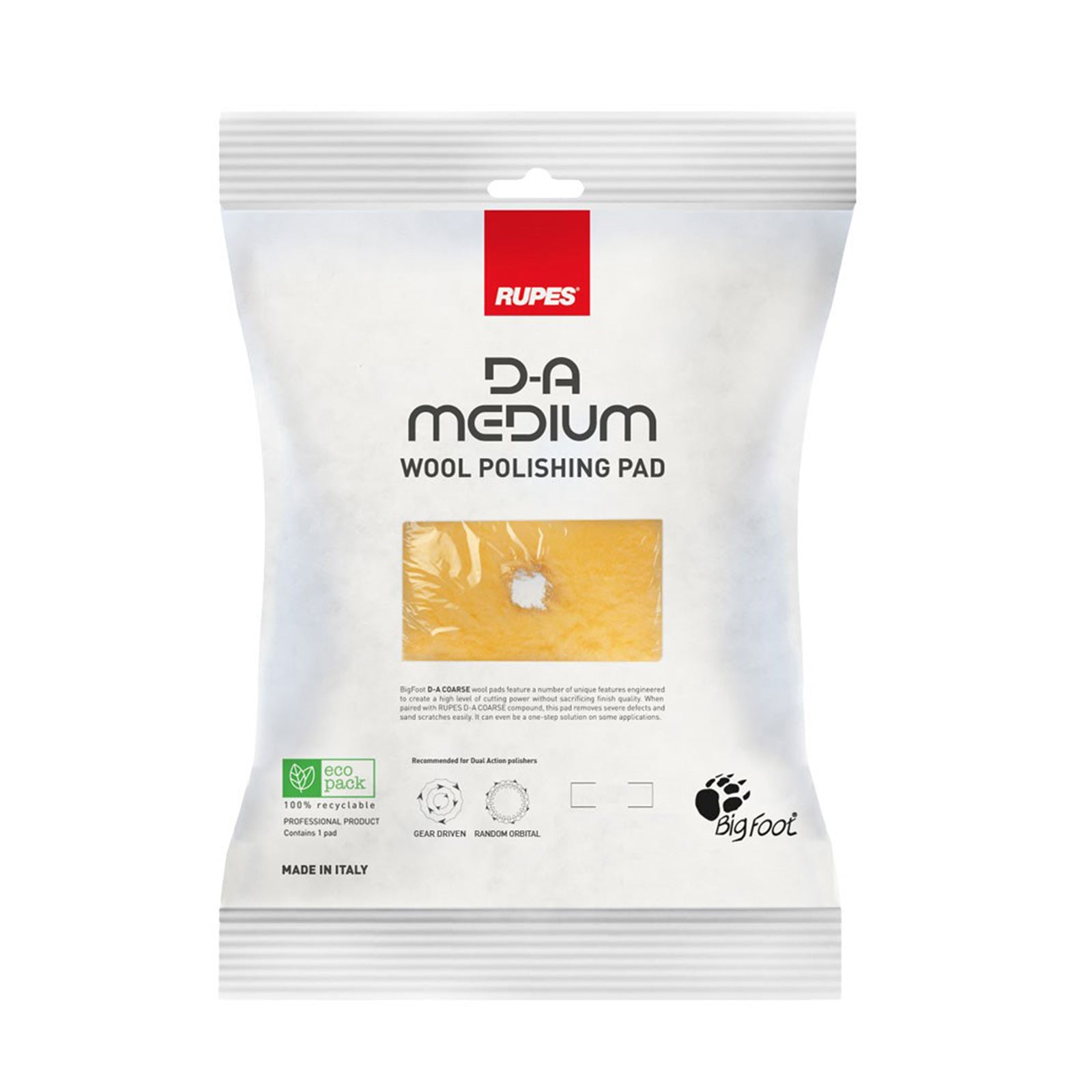 Ulltrissa, D-A MEDIUM Wool, 80 - 160 mm, Gul