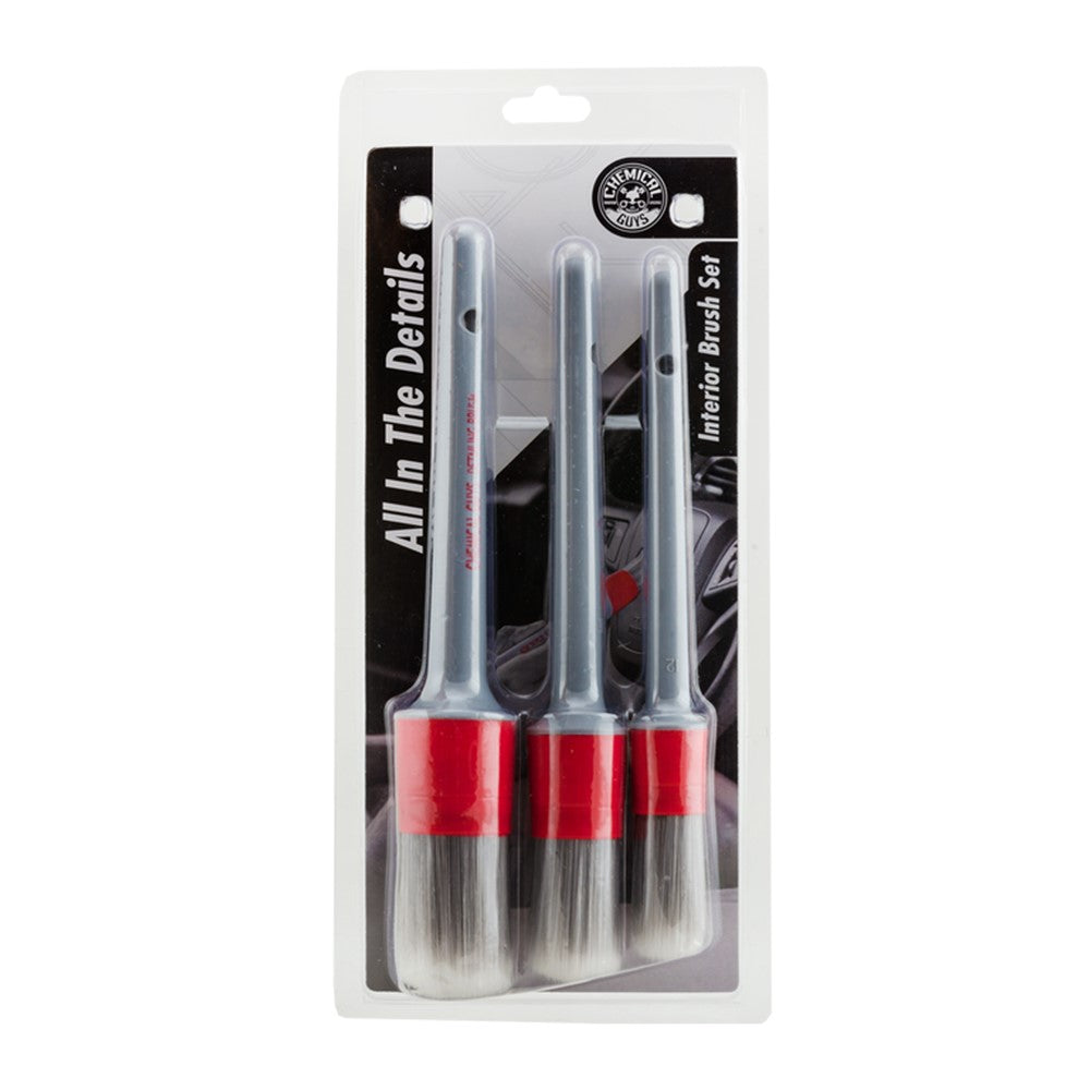 Chemical Guys Interior Detailing Brushes (3 Pack)