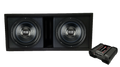 GS Audio 2x12" IRON Baslåda + 3000W steg