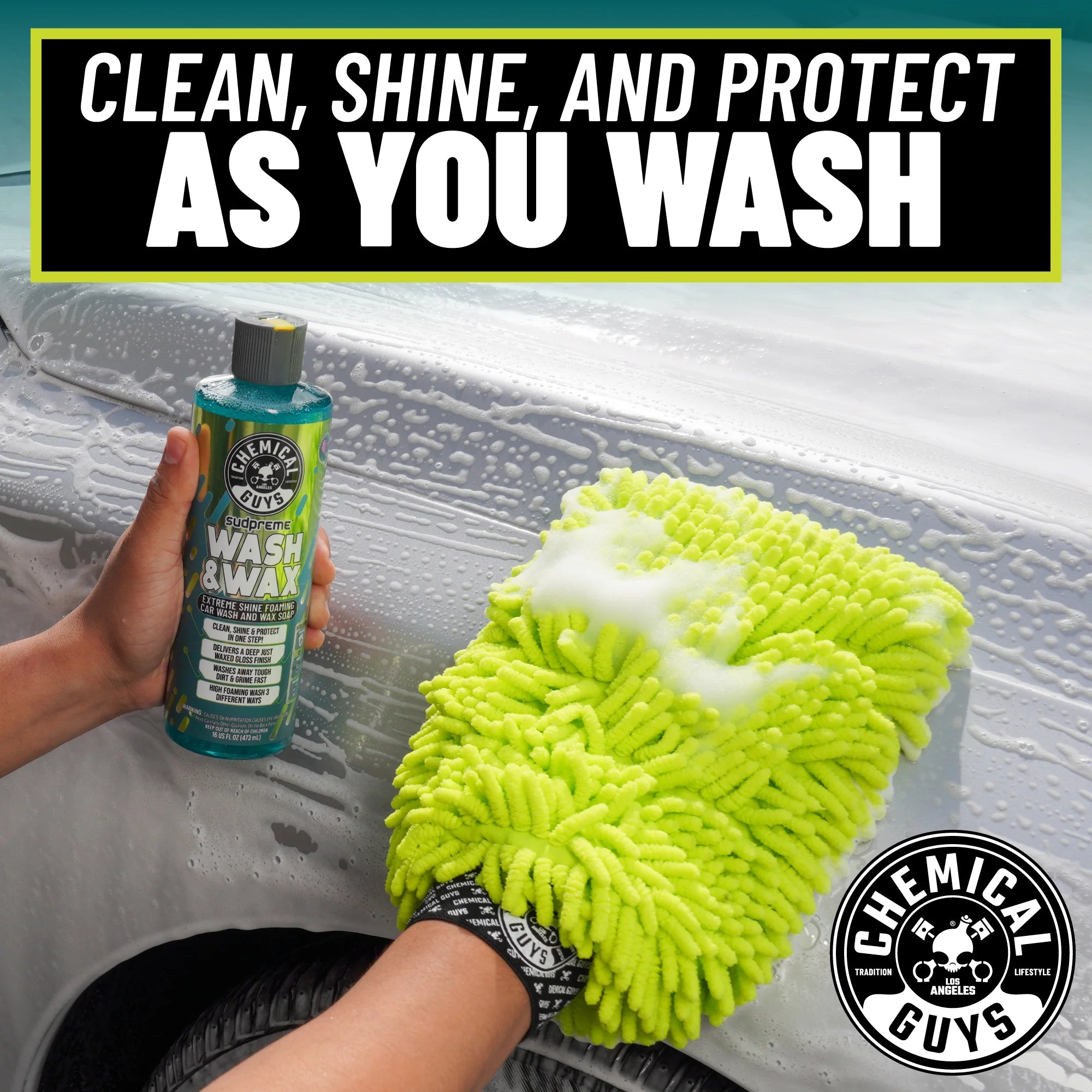 Bilschampo Sudpreme Wash & Wax