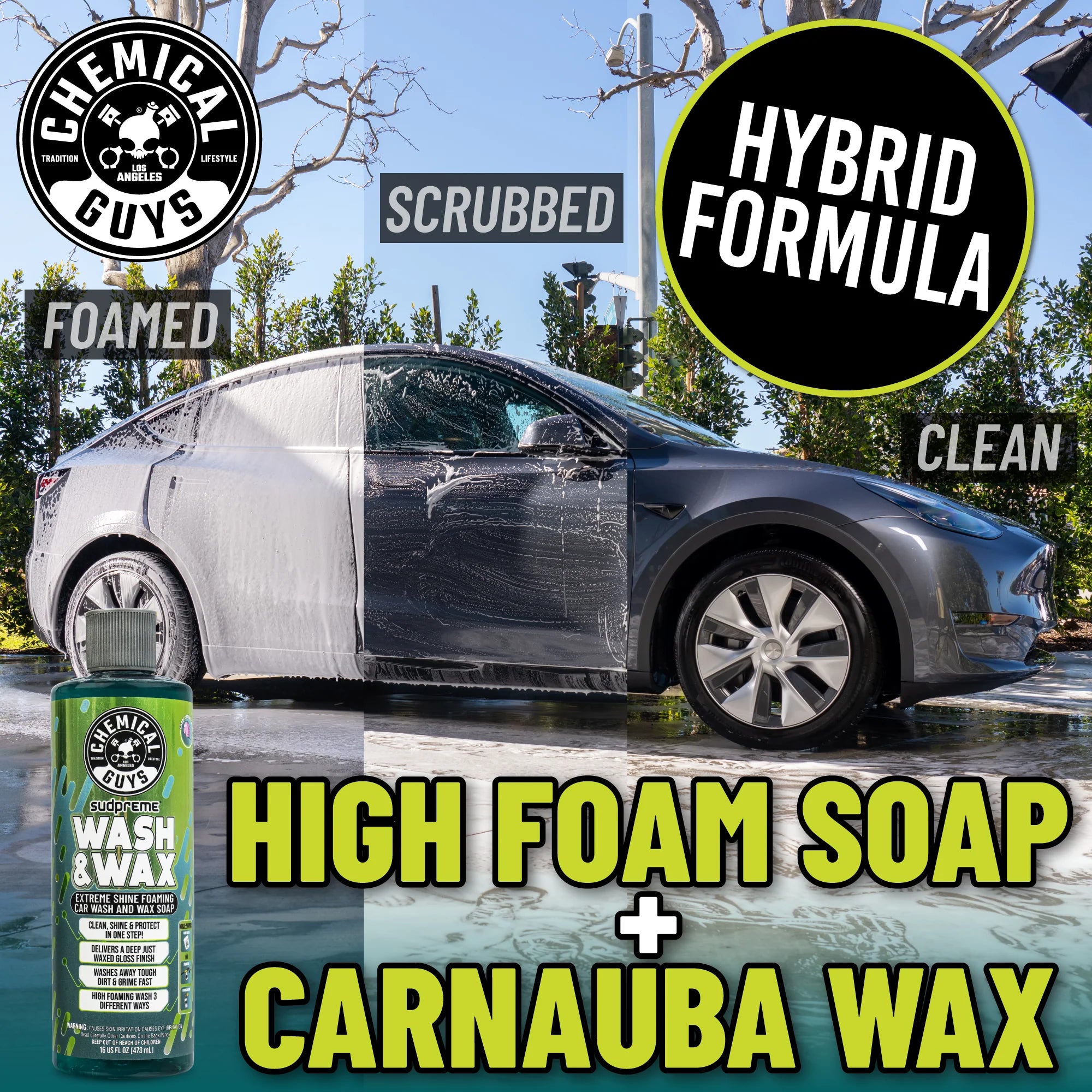 Bilschampo Sudpreme Wash & Wax