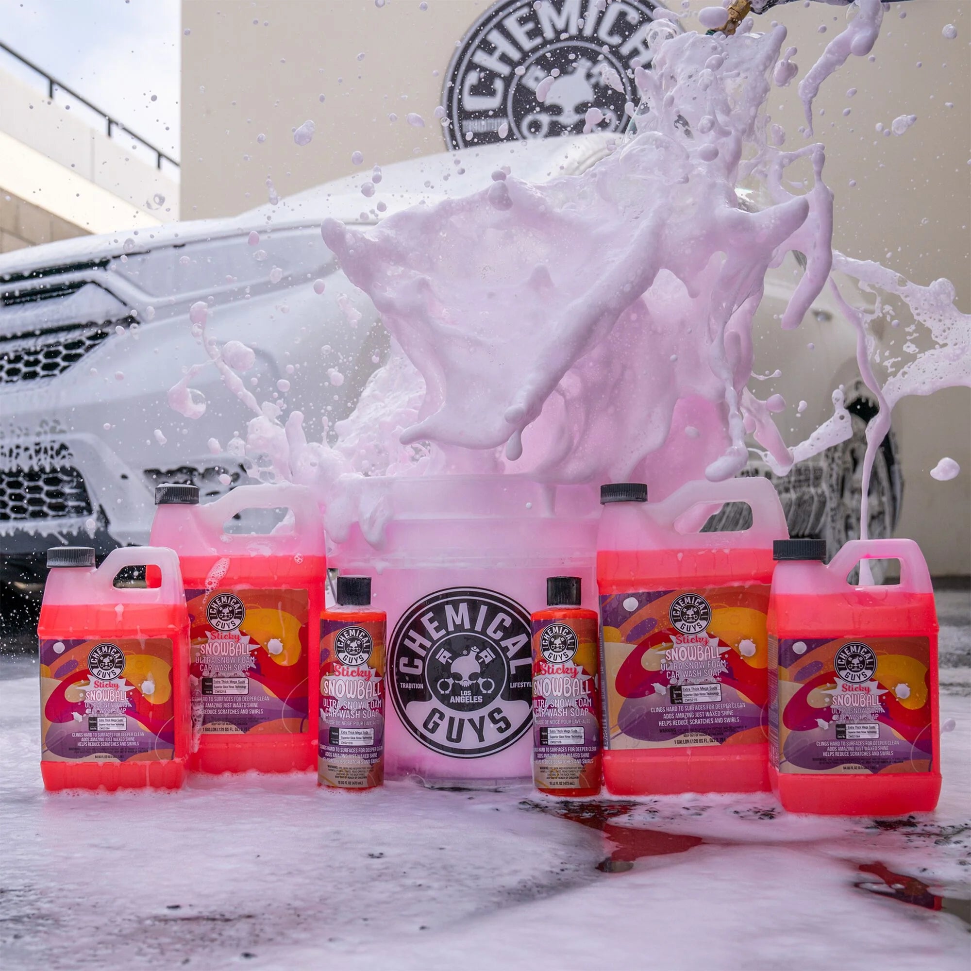 Bilschampo Sticky Snowball