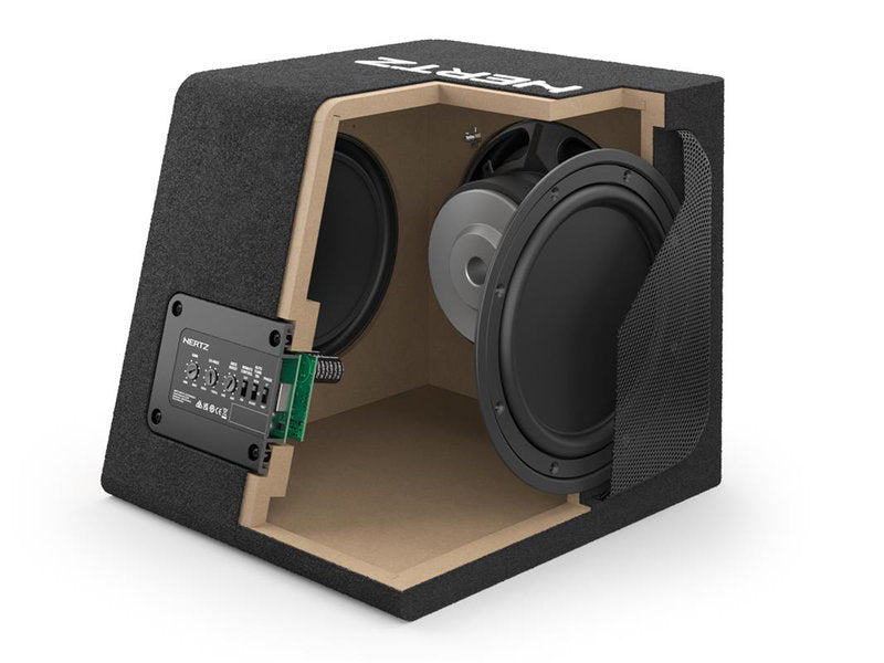 Hertz 8" aktiv baslåda med dubbla passiva element