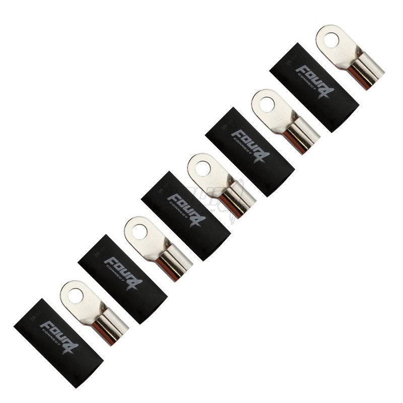 4Connect 4-690964 M8 Ring Kabelsko 50mm², 5x Svart