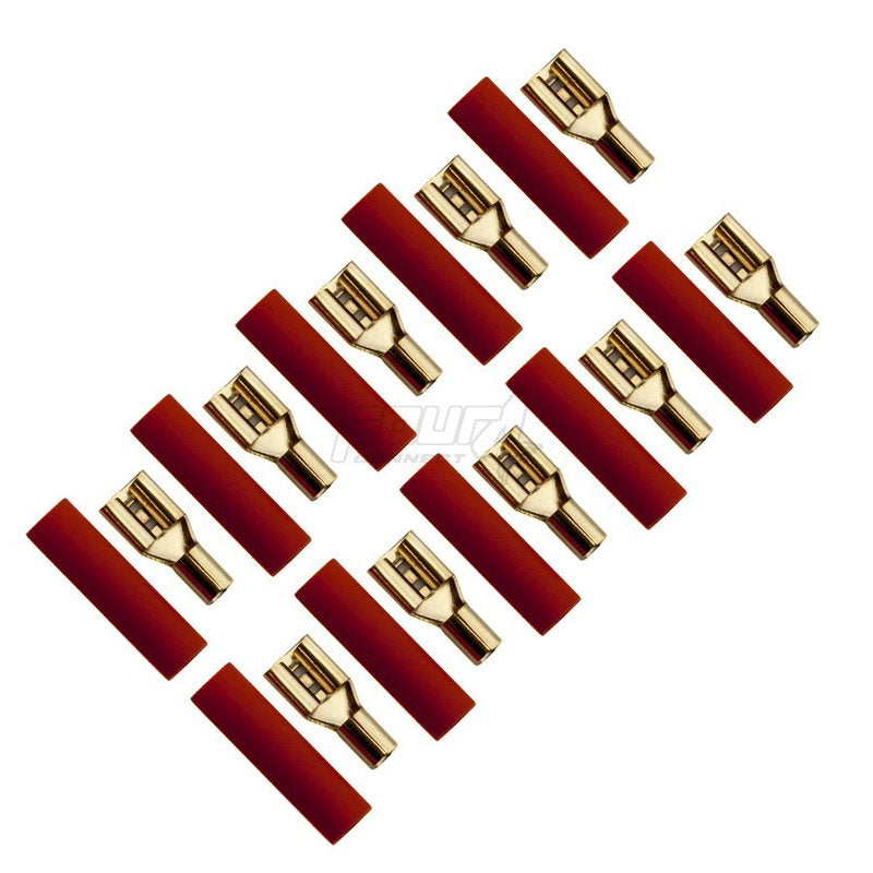 4Connect 4-690742 flat kabelsko 2.5mm², bredd 4.8 mm, röd, 10st