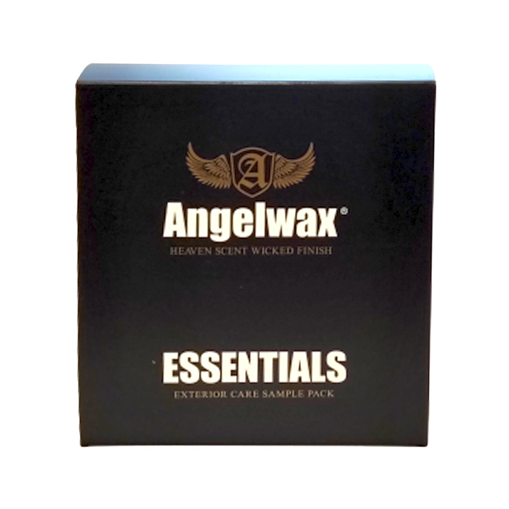sample kit med olika exteriör produkter från Angelwax