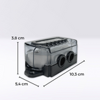 6-Way Power Distribution Block GS Audio | IN/OUT: 6x35
